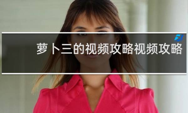 萝卜三的视频攻略视频攻略