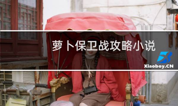 萝卜保卫战攻略小说