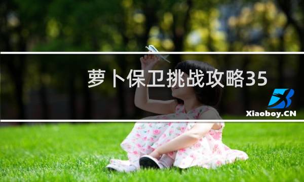 萝卜保卫挑战攻略35