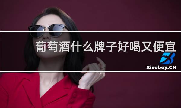 葡萄酒什么牌子好喝又便宜