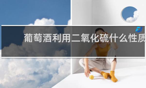 葡萄酒利用二氧化硫什么性质