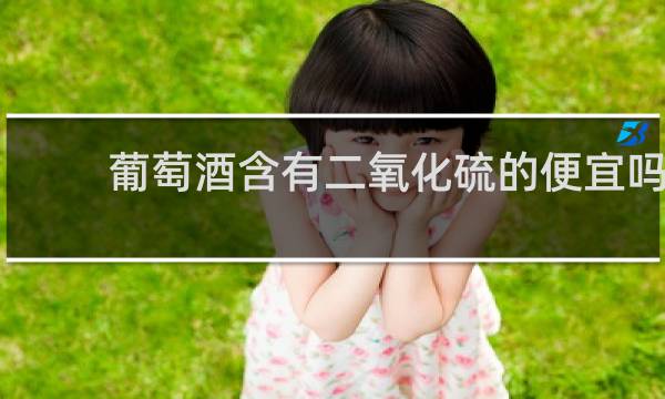 葡萄酒含有二氧化硫的便宜吗