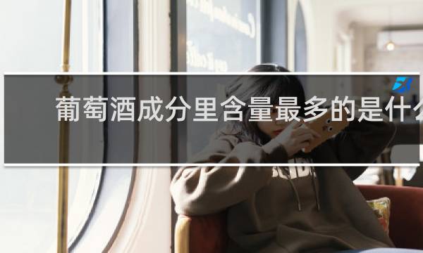 葡萄酒成分里含量最多的是什么