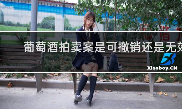 葡萄酒拍卖案是可撤销还是无效