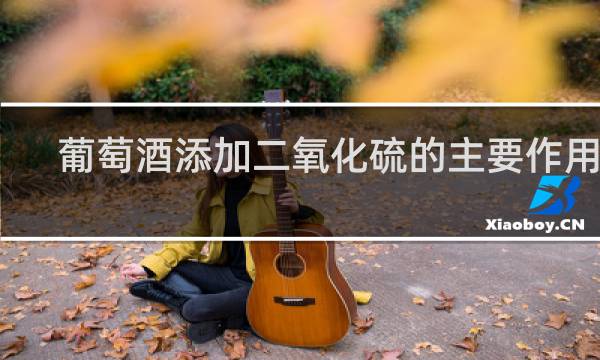 葡萄酒添加二氧化硫的主要作用是