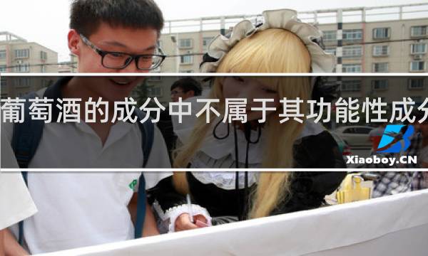 葡萄酒的成分中不属于其功能性成分的是
