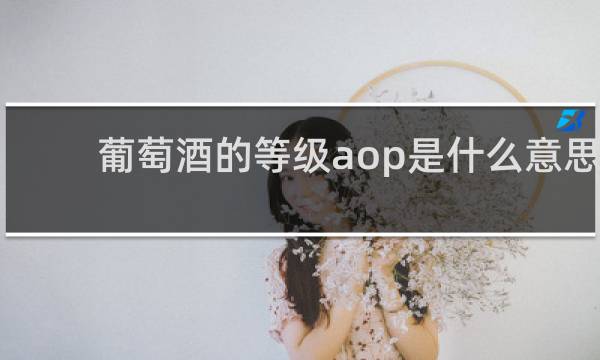 葡萄酒的等级aop是什么意思