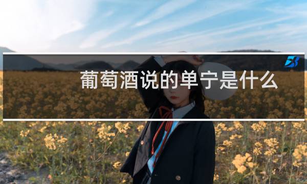 葡萄酒说的单宁是什么