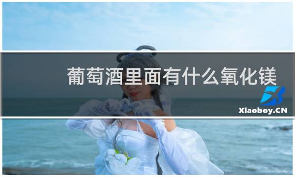 葡萄酒里面有什么氧化镁