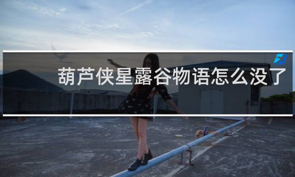 葫芦侠星露谷物语怎么没了