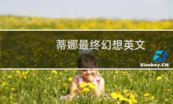 蒂娜最终幻想英文
