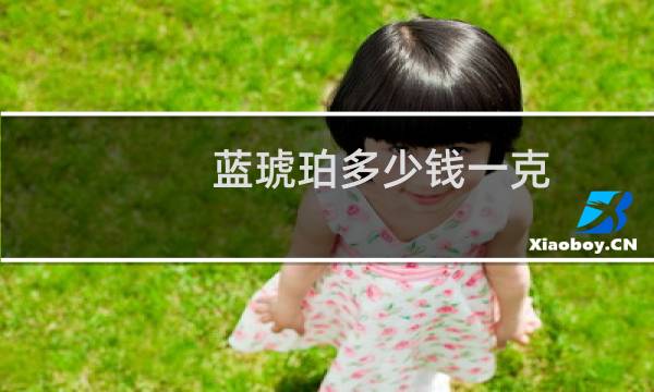蓝琥珀多少钱一克