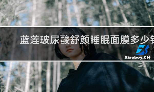 蓝莲玻尿酸舒颜睡眠面膜多少钱