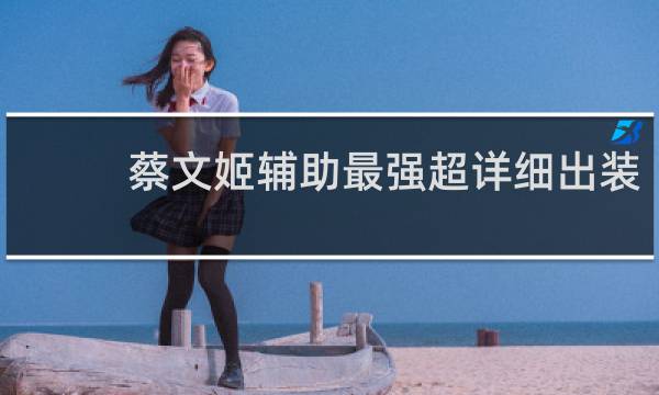 蔡文姬辅助最强超详细出装