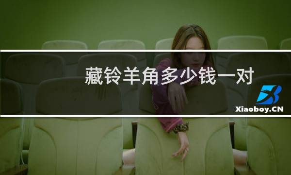 藏铃羊角多少钱一对