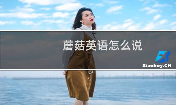 蘑菇英语怎么说