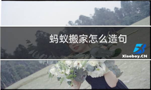 蚂蚁搬家怎么造句