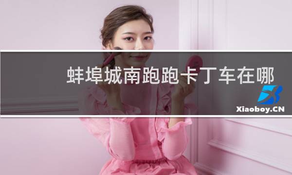蚌埠城南跑跑卡丁车在哪