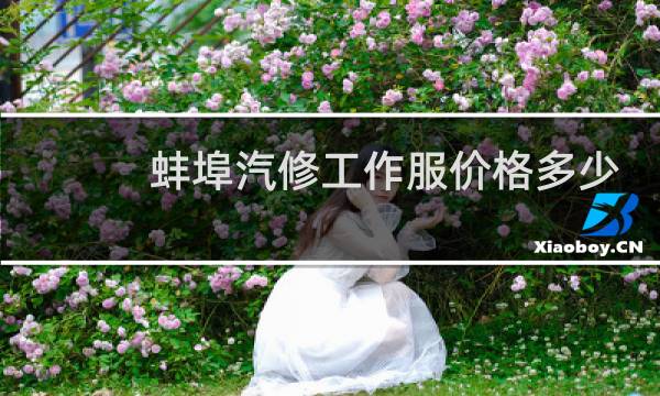 蚌埠汽修工作服价格多少