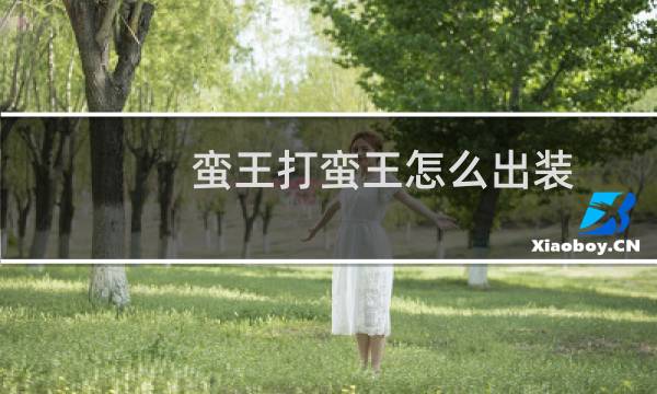 蛮王打蛮王怎么出装