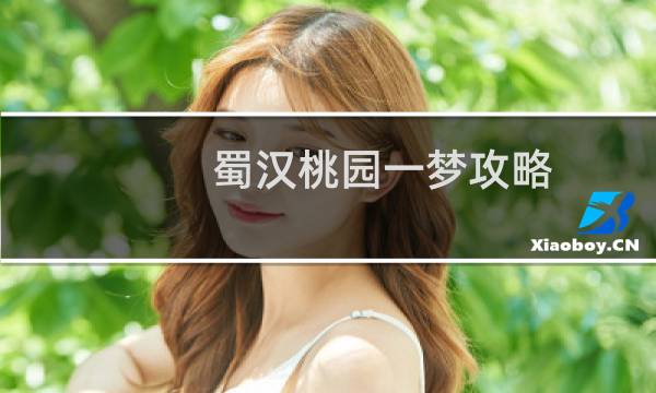 蜀汉桃园一梦攻略