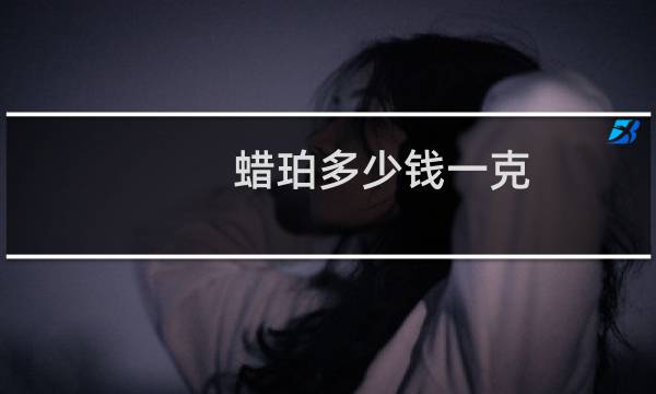 蜡珀多少钱一克