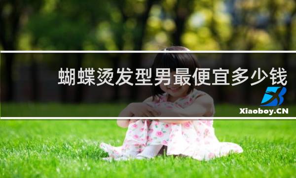 蝴蝶烫发型男最便宜多少钱