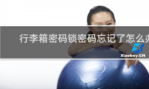 行李箱密码锁密码忘记了怎么办