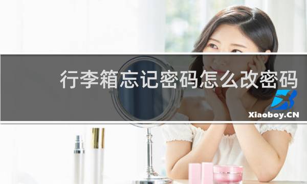 行李箱忘記密碼怎么改密碼