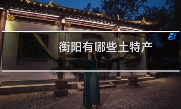 衡阳有哪些土特产