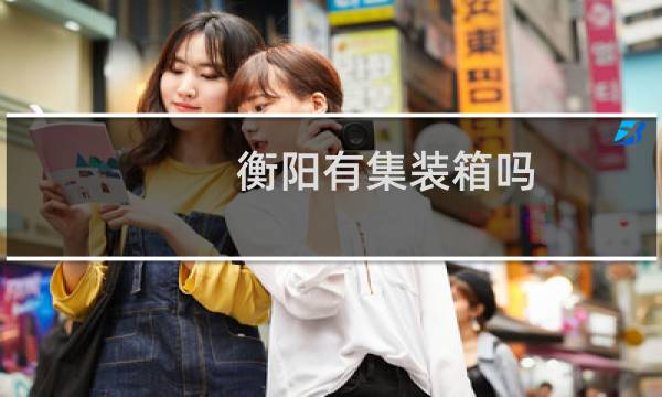 衡阳有集装箱吗