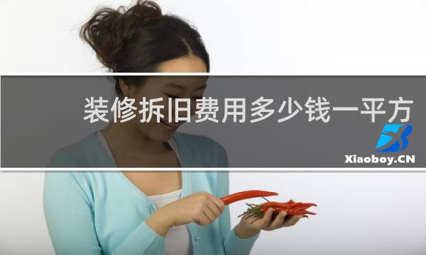装修拆旧费用多少钱一平方