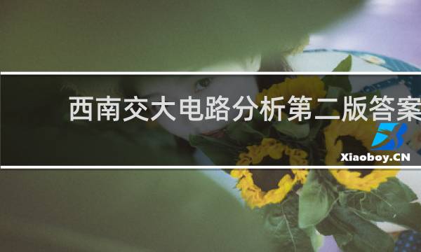 西南交大电路分析第二版答案