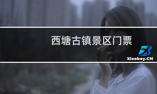 西塘古镇景区门票