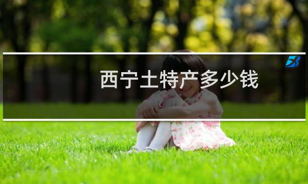 西宁土特产多少钱