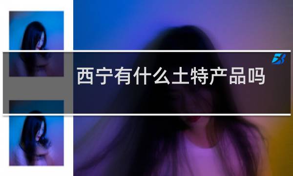 西宁有什么土特产品吗