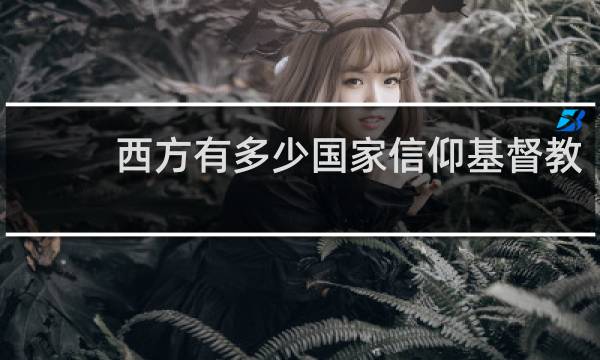 西方有多少国家信仰基督教