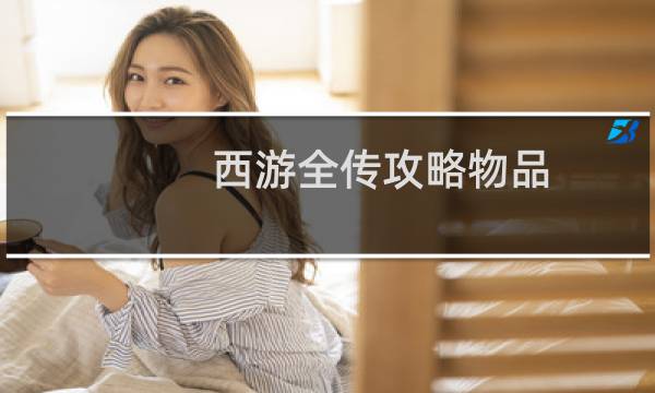 西游全传攻略物品