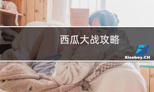 西瓜大战攻略