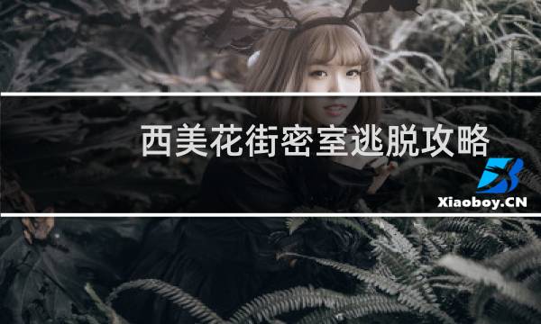 西美花街密室逃脱攻略
