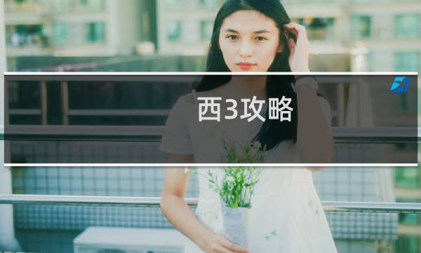 西3攻略