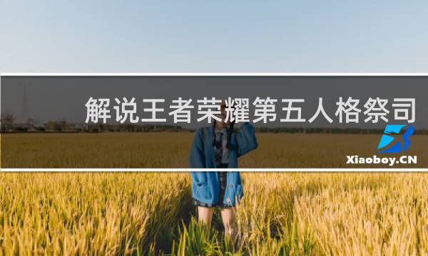 解说王者荣耀第五人格祭司