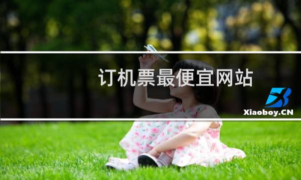 订机票最便宜网站