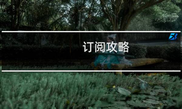 订阅攻略