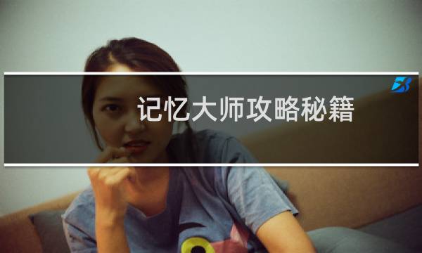 记忆大师攻略秘籍
