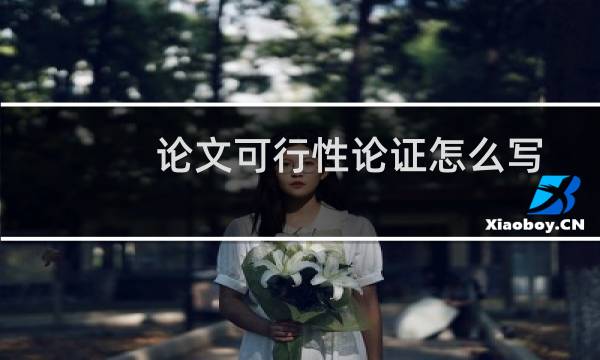 论文可行性论证怎么写