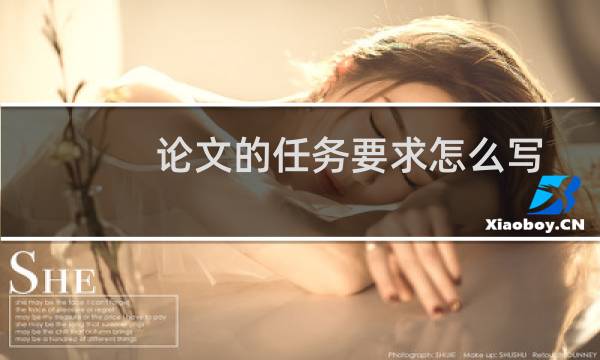 论文的任务要求怎么写