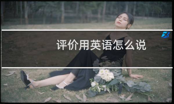 评价用英语怎么说