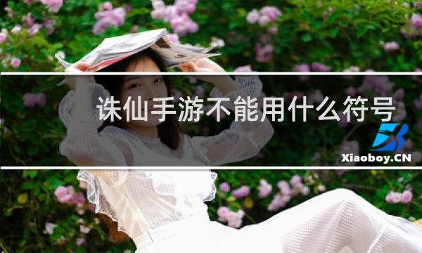 诛仙手游不能用什么符号