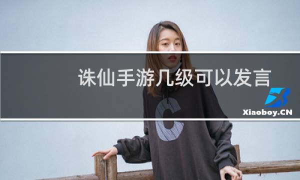 诛仙手游几级可以发言